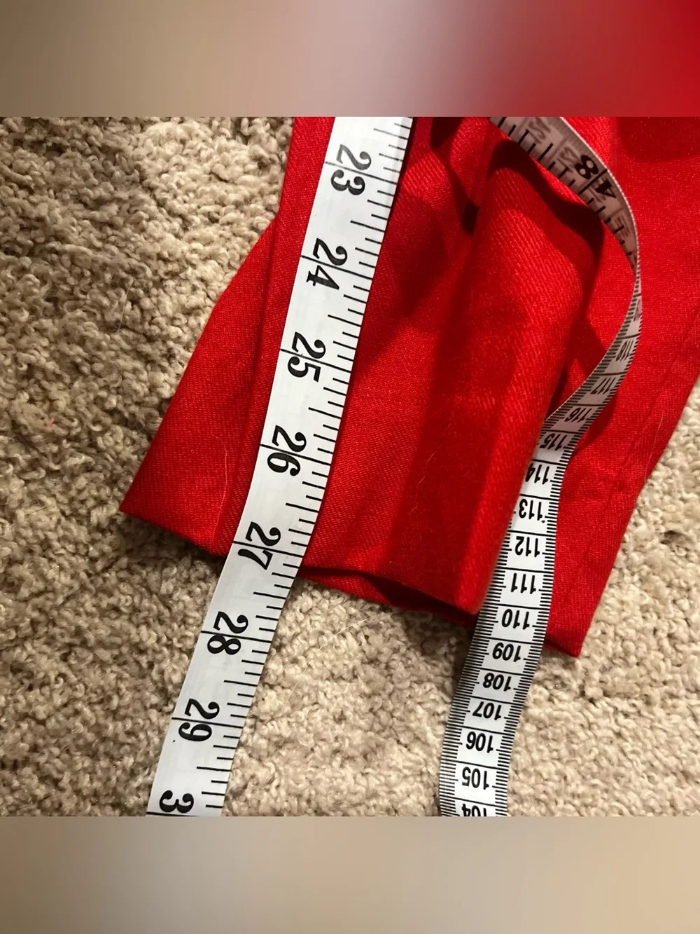 Banana republic Avery Pant Linen red size 4